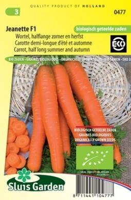 biologische zaden wortel jeanette kopen
