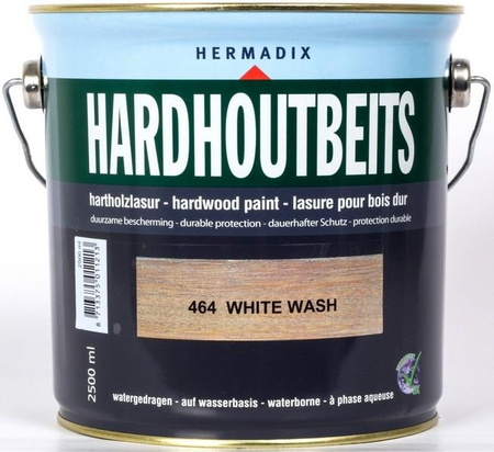 Hermadix Hardhoutbeits 464 White Wash 2500 ml