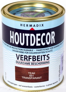 Hermadix Houtdecor transparant 651 teak 750 ml