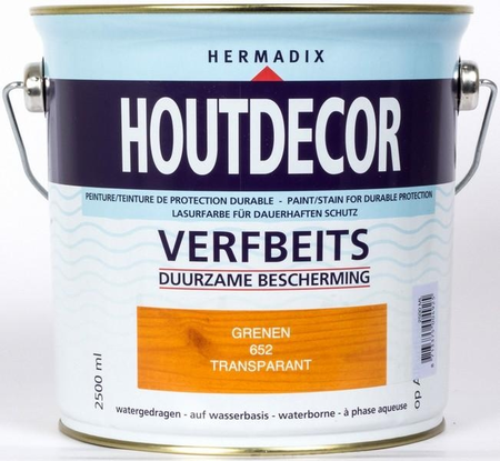 Hermadix Houtdecor transparant 652 grenen 2500 ml