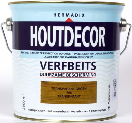 Hermadix Houtdecor transparant 656 transparant groen 2500 ml