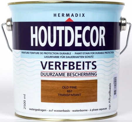 Hermadix Houtdecor transparant 657 old pine 2500 ml
