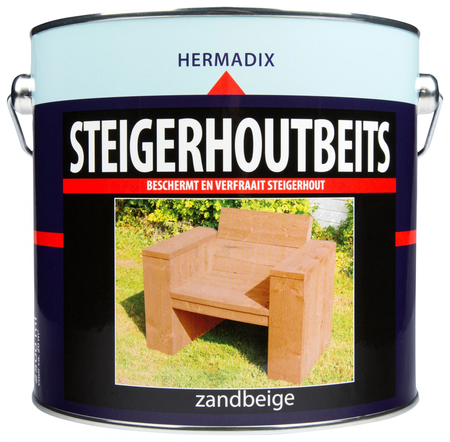 Hermadix steigerhoutbeits zandbeige 2500 ml