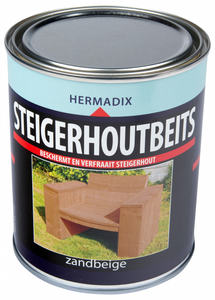 Hermadix steigerhoutbeits zandbeige750 ml