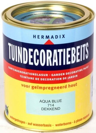 Hermadix Tuindecoratiebeits dekkend 714 aqua blue 750 ml (2)