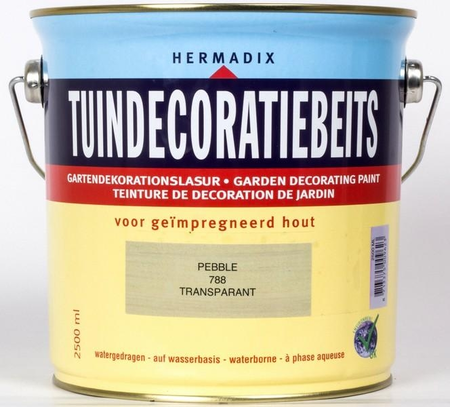 Hermadix Tuindecoratiebeits transparant 788 pebble 2500 ml