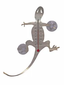 Muurthermometer Metaal Salamander - afbeelding 1