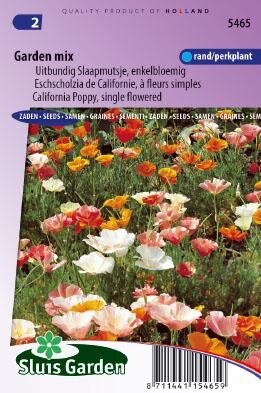 Eschscholzia californica - Enkelbloemig Mix zaad bloemzaden