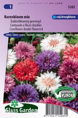 Centaurea cyanus - Dubbel Mix zaad bloemzaden