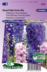 Delphinium cultorum - Round Table Series Mix zaad bloemzaden