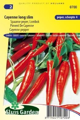 zaden spaanse peper cayenne online kopen
