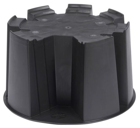 Standaard voor regenton kunststof zwart H31,5xØ53cm